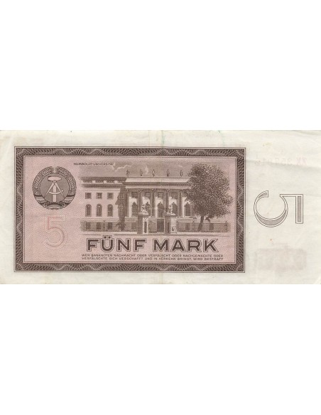 Allemagne (RDA) 5 mark 1964