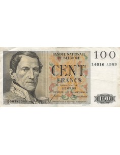 Belgique 100 francs 1959