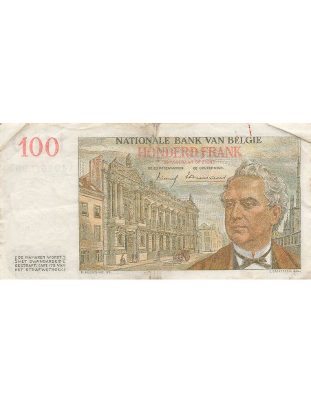 Belgique 100 francs 1959