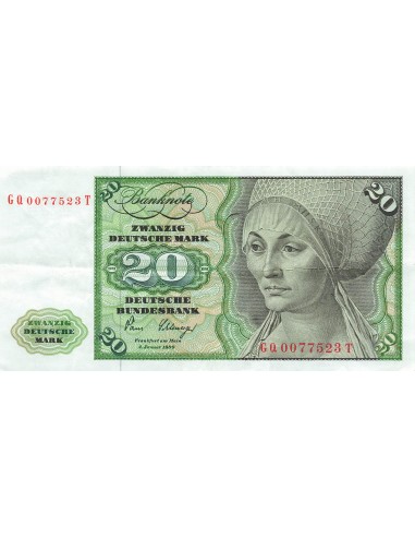 Allemagne (RFA) 20 mark 1980
