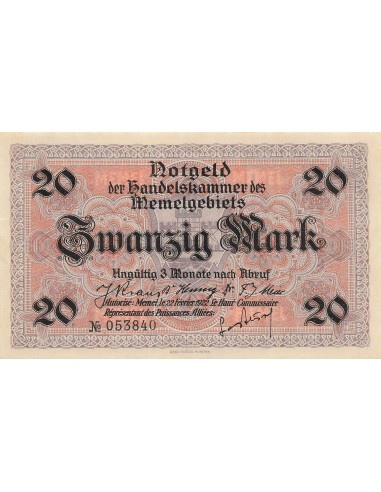 Allemagne 20 mark 1922