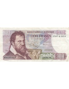 Belgique 100 francs 1972