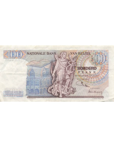 Belgique 100 francs 1972