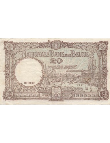 Belgique 20 francs 1945