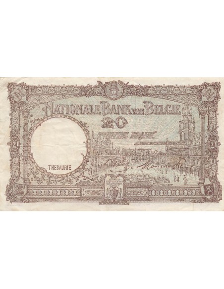 Belgique 20 francs 1945