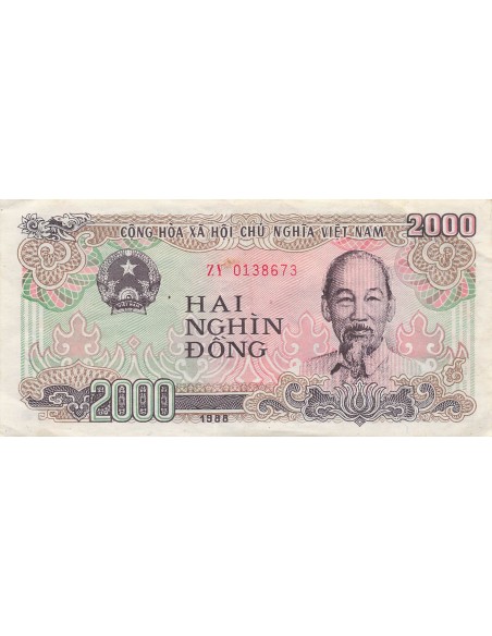 Vietnam Hô Chi Minh 2000 dong 1988