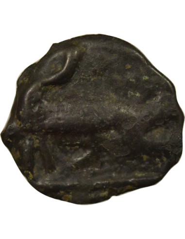 Gaule (Turons) A la Tête Diabolique 1 potin Potin Ie Siècle AV JC