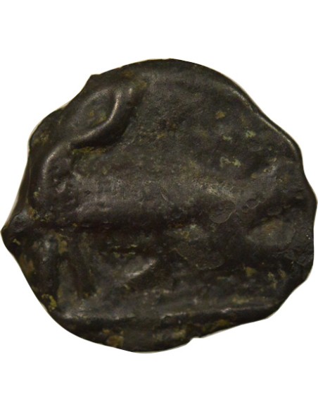 Gaule (Turons) A la Tête Diabolique 1 potin Potin Ie Siècle AV JC