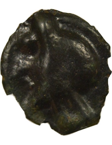 Gaule (Turons) A la Tête Diabolique 1 potin Potin Ie Siècle AV JC