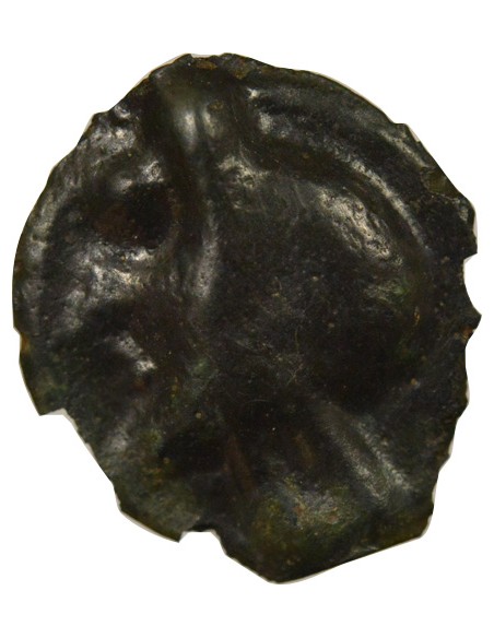 Gaule (Turons) A la Tête Diabolique 1 potin Potin Ie Siècle AV JC