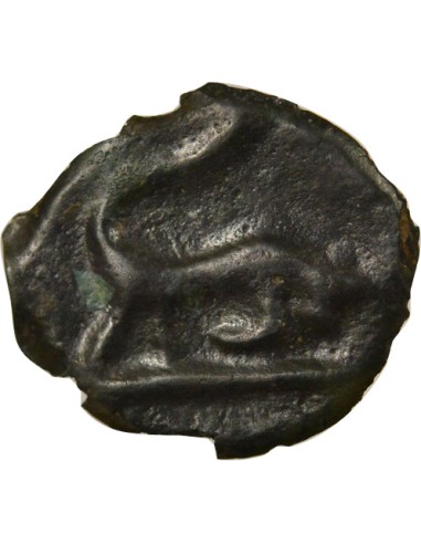 Gaule (Turons) A la Tête Diabolique 1 potin Potin Ie Siècle AV JC