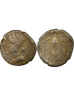 Gaule (Eduens) VIIPOTAL 1 denier Argent 60-50 Av JC Bibactre