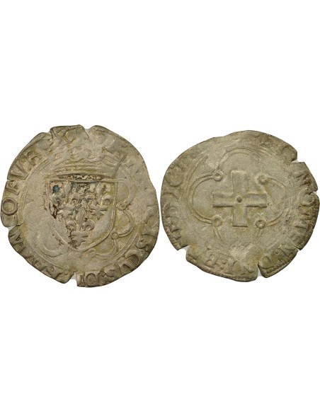 François Ier A la Croisette 1 douzain Billon 1541-1557 MA Marseille