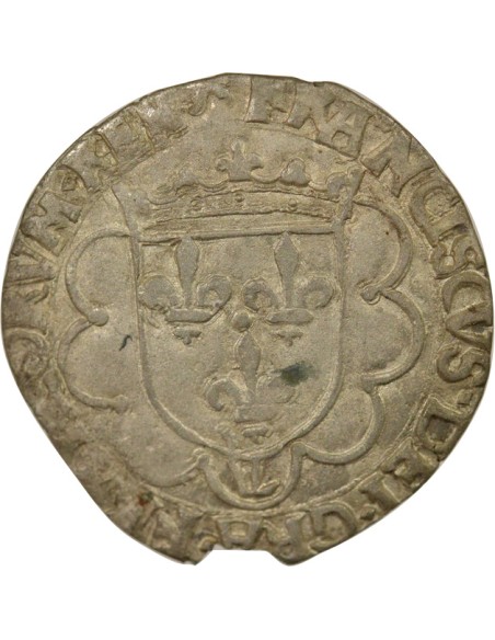 François Ier A la Croisette 1 douzain Billon 1541-1557 Villefranche-de-Rouergue