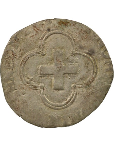 François Ier A la Croisette 1 douzain Billon 1541-1557 B Rouen