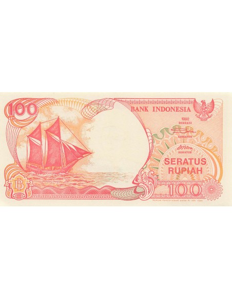 Indonésie 100 Rupiah - 1992 - Remplacement - P.127 100 rupiah 1992