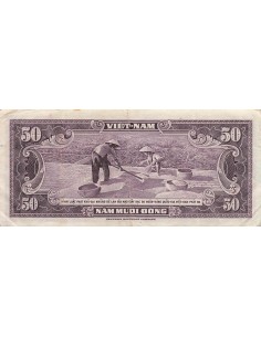 Vietnam du Sud 50 Dong - ND (1956) - Remplacement - P.7 50 dong 1956 2