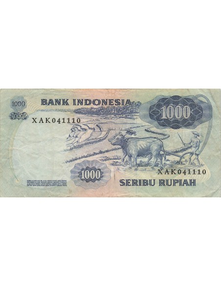 Indonésie 1000 Rupiah - 1975 - Remplacement - P.113 1000 rupiah 1975