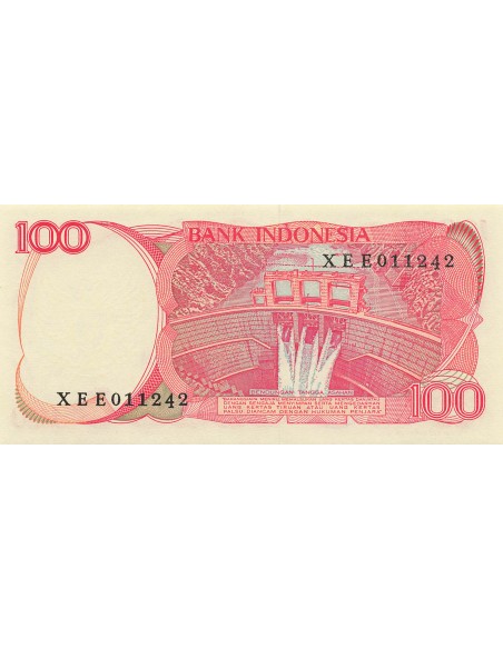 Indonésie 100 Rupiah - 1984 - Remplacement - P.122 100 rupiah 1984
