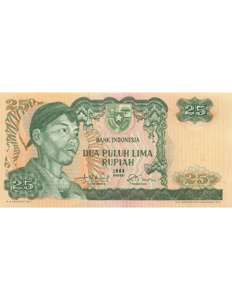 Indonésie 50 Rupiah - 1968 - Remplacement - P.106 50 rupiah 1968