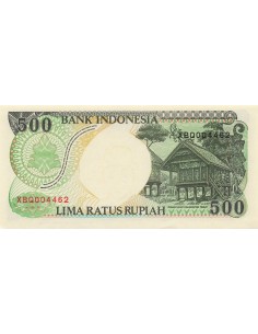Indonésie 500 Rupiah - 1992 - Remplacement - P.128 500 rupiah 1992 2