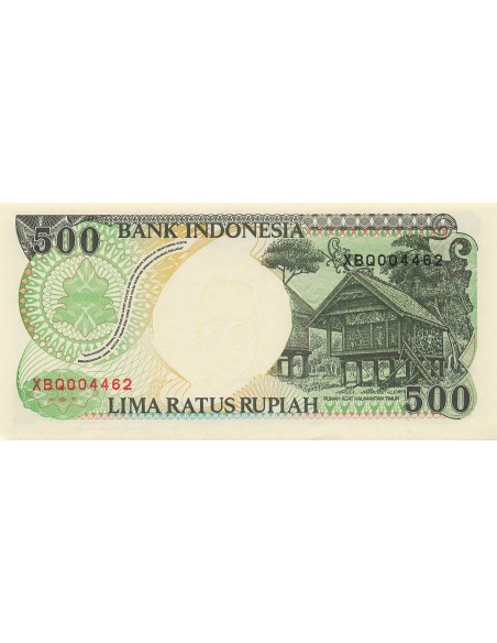 Indonésie 500 Rupiah - 1992 - Remplacement - P.128 500 rupiah 1992