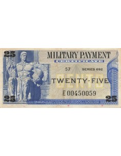 USA 25 Cents - Military Payment - ND (1970-1973) 25 cents 1970