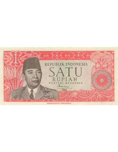 Indonésie 1 Rupiah - 1964 - Remplacement - P.80 1 rupiah 1964