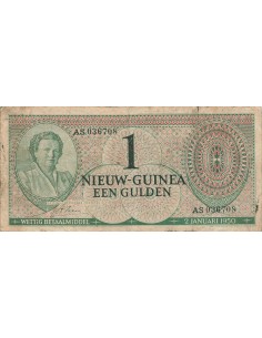 Nouvelle-Guinée Néerlandaise Juliana 1 Gulden - Juliana - 1950 - P.4 1 gulden 1950