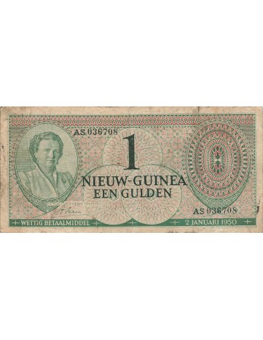 Nouvelle-Guinée Néerlandaise Juliana 1 Gulden - Juliana - 1950 - P.4 1 gulden 1950