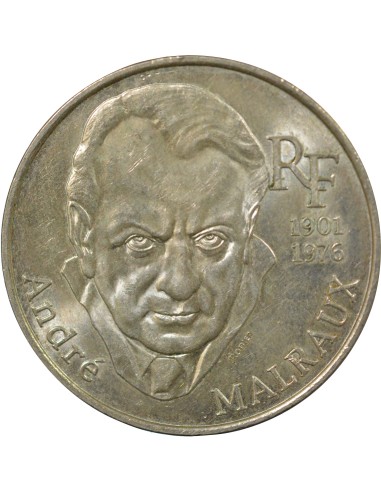 Malraux 100 francs Argent 1988 Pessac