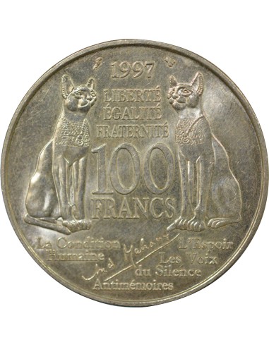 Malraux 100 francs Argent 1988 Pessac