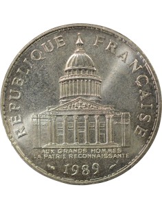 Panthéon 100 francs Argent 1989 Pessac 2