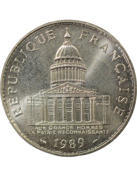 Panthéon 100 francs Argent 1989 Pessac