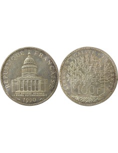 Panthéon 100 francs Argent 1990 Pessac