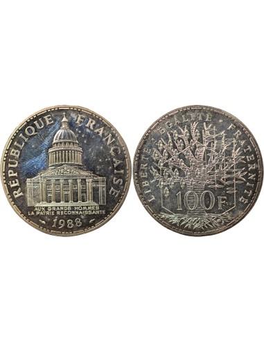 Pantheon 100 francs Argent 1988 Pessac