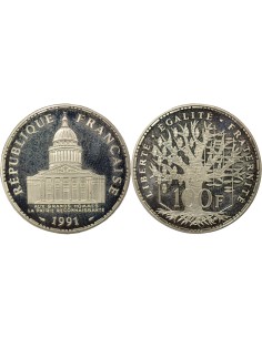 Panthéon 100 francs Argent 1991 Pessac