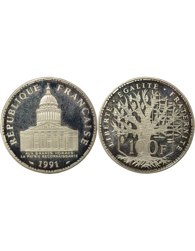 Panthéon 100 francs Argent 1991 Pessac