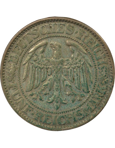 Allemagne Weimar - 5 Reichsmark - 1928 D Munich 5 mark Argent 1928 D Munich