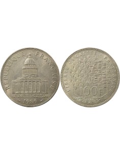 Pantheon 100 francs Argent 1986 Pessac