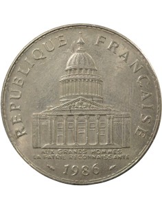 Pantheon 100 francs Argent 1986 Pessac 2