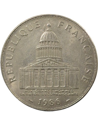 Pantheon 100 francs Argent 1986 Pessac