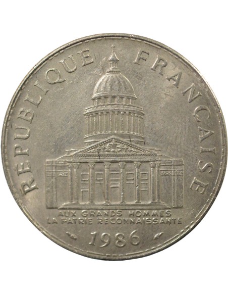 Pantheon 100 francs Argent 1986 Pessac