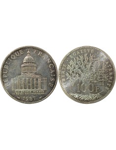 Panthéon 100 francs Argent 1987 Pessac