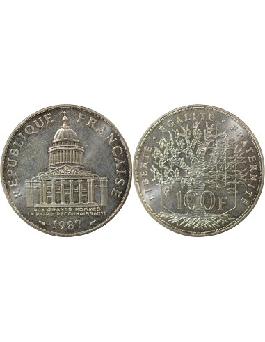 Panthéon 100 francs Argent 1987 Pessac