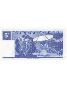 Singapour 1 Dollar - 1987 - P.18a 1 dollar 1987 2