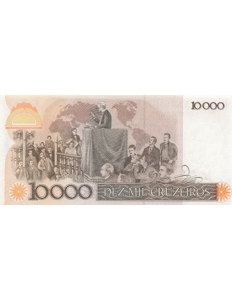 Brésil 10000 Cruzeiros - ND (1984) - Remplacement - P.203 10000 cruzeiros 1984