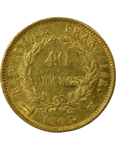 Roi d'Italie Napoléon Ier - 40 Francs Or