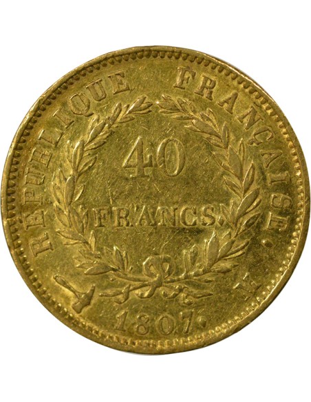 Roi d'Italie Napoléon Ier - 40 Francs Or