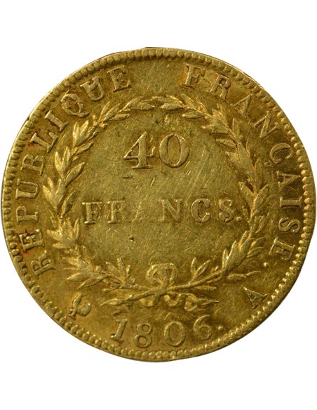 Roi d'Italie Napoléon Ier - 40 Francs Or
